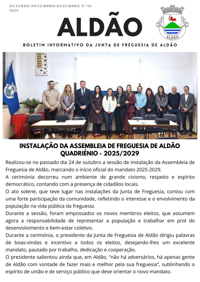 Boletim Informativo nº 16 - Outubro/Novembro/Dezembro - 2025
