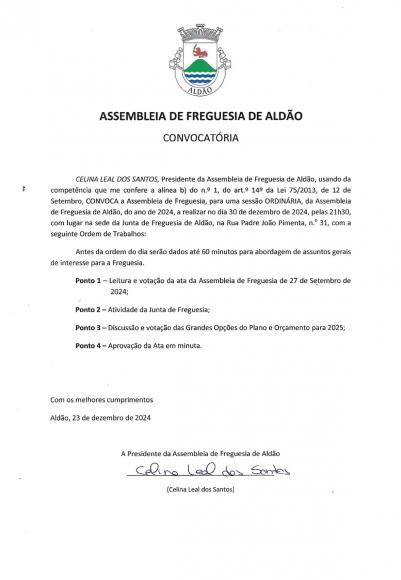 Assembleia de Freguesia 